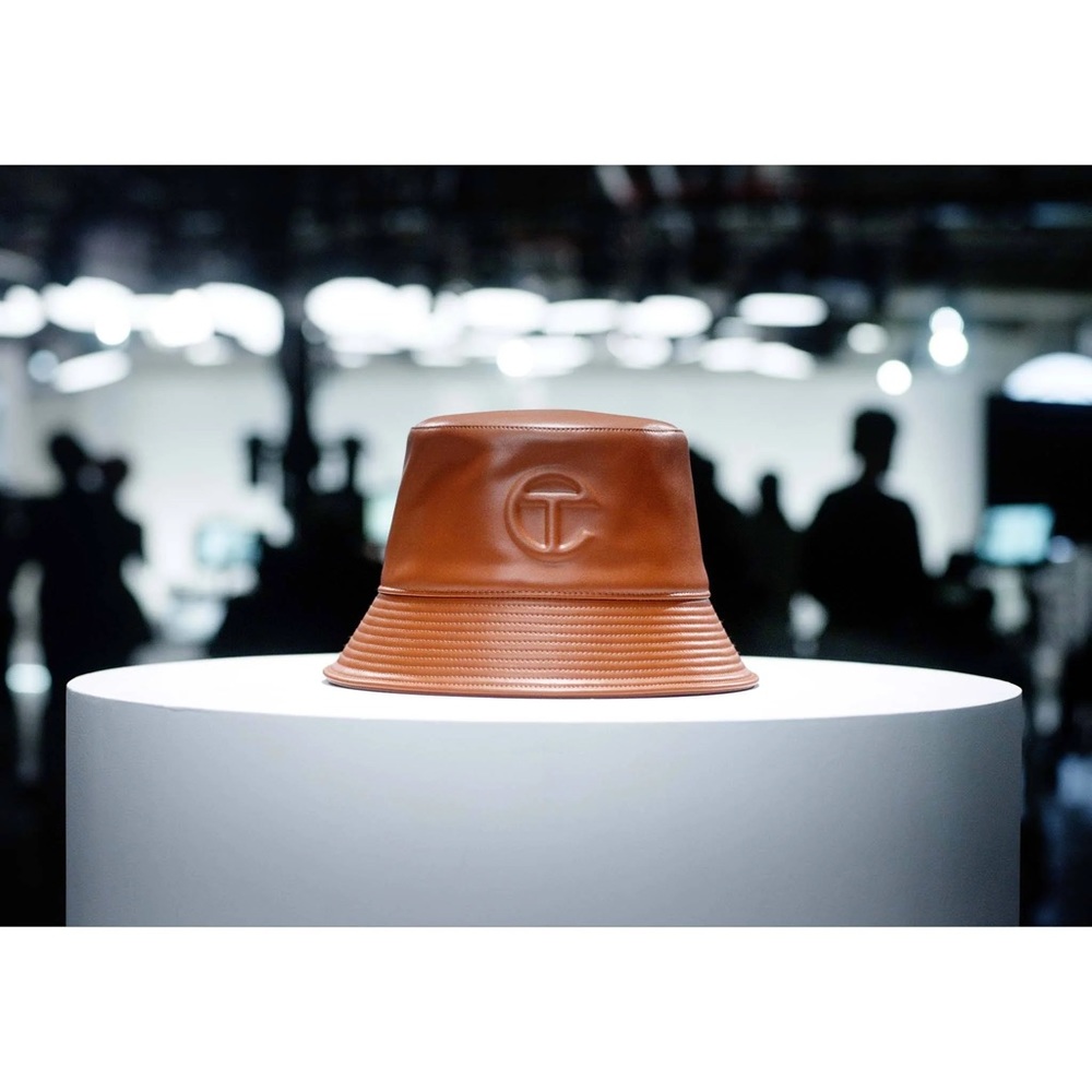 Telfar cognac/Tan Bucket Hat .. Size XL Tan Hat